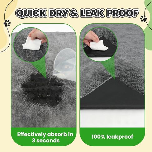 Charcoal XL Dog Pee Pads 34"x28" 100 Count Puppy Training Pads in Saudi Arabia