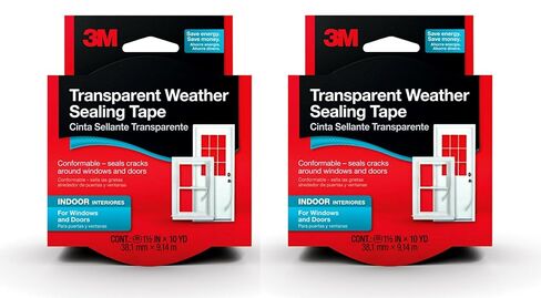 شريط إغلاق شفاف داخلي من 3M، 3.8 سم × 3.5 متر (عبوة من قطعتين) in Kuwait