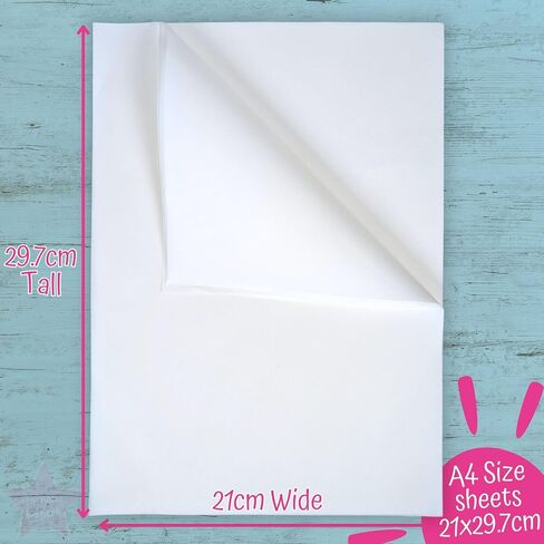 Carnival Papers Wet Strength Tissue Paper A4 60 Sheets White 29.7 x 21 cm in Kuwait