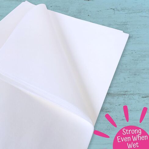 Carnival Papers Wet Strength Tissue Paper A4 60 Sheets White 29.7 x 21 cm in Kuwait