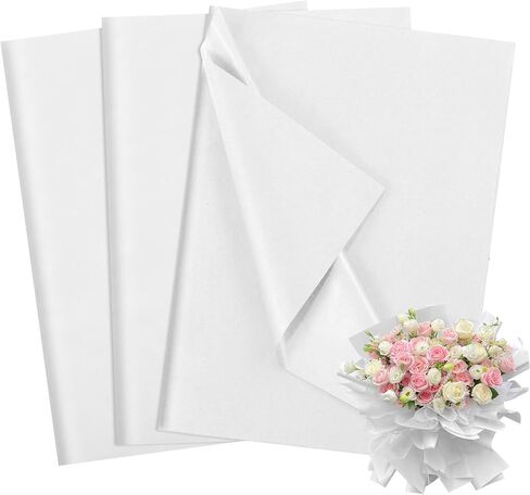 Naler 60 Sheets Rose Gold Tissue Paper for Gift Bags Wrapping, 14x20 in in Kuwait