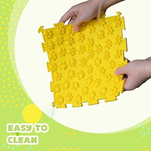 Sensory Mats for Kids, 8 Pack Textured Sensory Tiles for Toddlers ＆ Adults in Kuwait