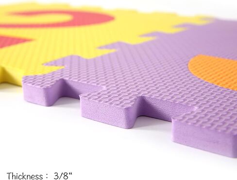 Easy Playhouse EVA Foam Floor Puzzle Tiles - 36 Interlocking Tiles in Kuwait