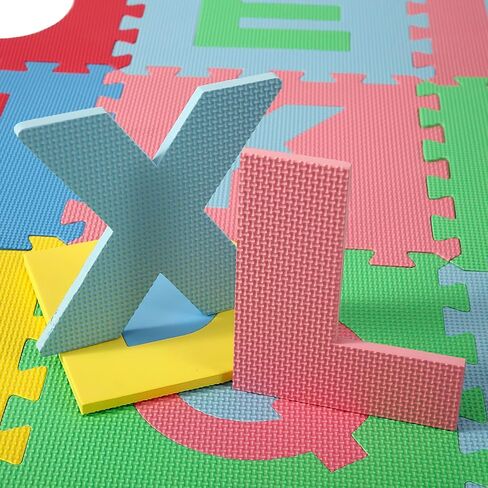 Easy Playhouse EVA Foam Floor Puzzle Tiles - 36 Interlocking Tiles in Kuwait