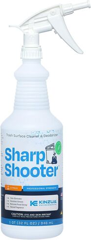 Sharpshooter, Heavy-Duty Trash Can Odor Eliminator & Degreaser, Garbage Surface Cleaner and Deodorizer Foam, Professional-Grade, Fresh Citrus Scent, 1 Gallon in Kuwait