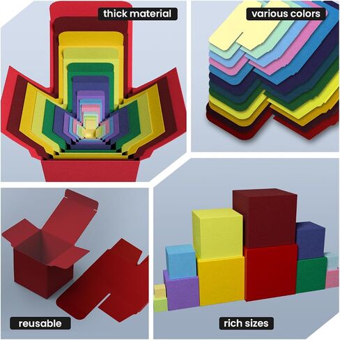Jsuslife Prank Gift Box, 12PCS Stackable Surprise Nesting Boxes(1.2-5.5IN) in Saudi Arabia