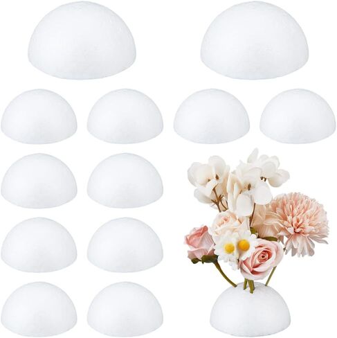 8Pcs 4 Inch White Floral Wreath Form Circles Ring for Crafts in Kuwait