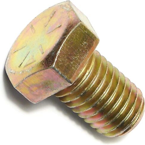 014973254643 Grade 8 Coarse Hex Cap Screws, 5/8-11 x 4-1/2, Piece-10 , yellow in Kuwait