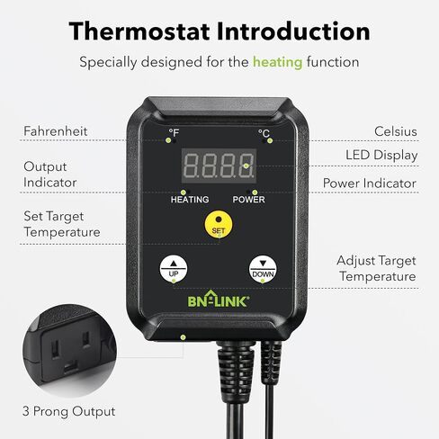 BN-LINK Heat Mat Controller for Reptile 8x12 in Saudi Arabia