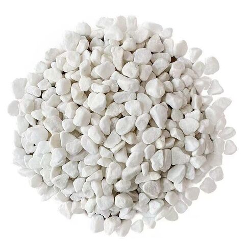 White Polished Pebbles for Plants, 4.4 LB Decorative River Rocks for Succulents and Cactus, Natural Gravel Stones for Flower Pots, Vases, Aquarium, Terrarium and Outdoor Garden Decor in Kuwait