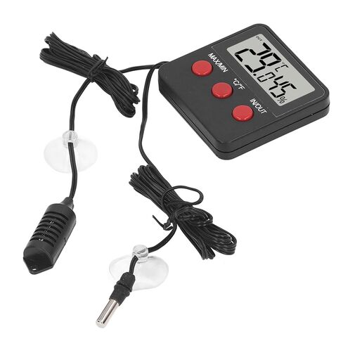 Reptile Digital Temperature and Humidity Gauge Meter with 2 Probes in Saudi Arabia