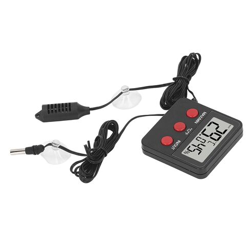 Reptile Digital Temperature and Humidity Gauge Meter with 2 Probes in Saudi Arabia