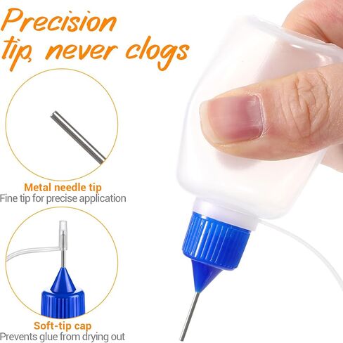 Precision Tip Applicator Bottles 12 PCS 30ml Needle Tip Squeeze Bottles in Kuwait