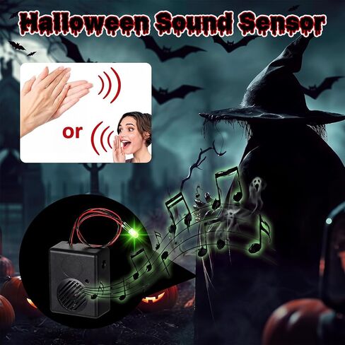 Seenelling 6 Pcs Halloween Scare Sound Sensor in Kuwait