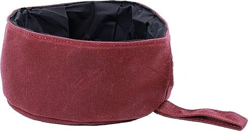 CALDO Collapsible Dog Bowl - Perfect for Food and Water on The Go (Burgundy) in Kuwait