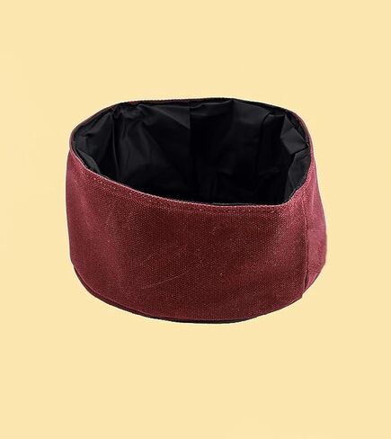CALDO Collapsible Dog Bowl - Perfect for Food and Water on The Go (Burgundy) in Kuwait
