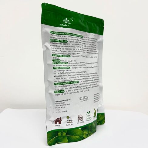 Diatomaceous Earth Food Grade Powder with Peppermint - Crawling Insect Killer for Bed Bugs, Roaches, Ants, Fleas - Indoor & Outdoor Pest Control | Family & Pet Safe | 1 lb in Kuwait