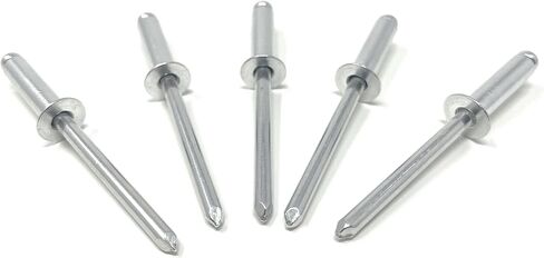 Metal Magery 50 Aluminum Countersunk Head Blind Rivets Pop Rivets 3/16" x 1/2" (0.375-.500 Inch Grip Range) QTY: 50 in Kuwait