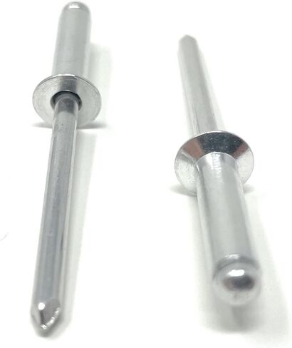 Metal Magery 50 Aluminum Countersunk Head Blind Rivets Pop Rivets 3/16" x 1/2" (0.375-.500 Inch Grip Range) QTY: 50 in Kuwait