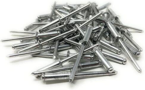 Metal Magery 50 Aluminum Countersunk Head Blind Rivets Pop Rivets 3/16" x 1/2" (0.375-.500 Inch Grip Range) QTY: 50 in Kuwait