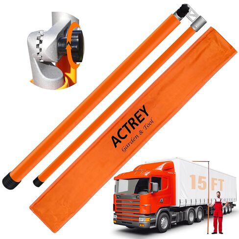 15FT Height Stick,Load Height Measuring Stick, Sturdy Fiberglass Truck Height Stick with Adjustable Pole,Non-Conductive Accurately Measures Stick with Carrying Bag, Retractable Height Stick in Kuwait