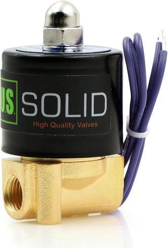 1" 12V DC Stainless Steel Electric Solenoid Valve N.C. Air Water Fuel VITON in Kuwait
