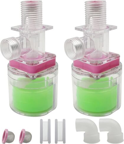Transparency Water Float Valve, Water Level Control Water Tank Traditional Float Valve Upgrade (1/2" to 1/4“ SIDE) in Kuwait