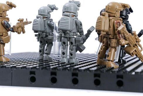12PCS Military SWAT Building Blocks Minifigures Set, Special Forces Soldier Figures with Weapons & Armor, Army Combat Team Toys for Kids, Gift for Boys in Kuwait