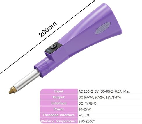 ACCUFINE Bedazzler Tool Only Self Sucking Hotfix Applicator Tool USB Purple Bedazzling Gun Only Hot Fix Tool with Suction Hot Fix Rhinestone Applicator Kit with Suction in Kuwait