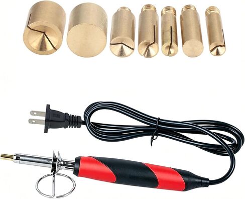 Hotfix Applicator DIY Rhinestone Setter Wand Tool Kit with 7 Size Tips Red in Kuwait