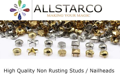 Allstarco Size 30 Silver Diamond Bedazzler Stud Refills, 100 PCS in Saudi Arabia