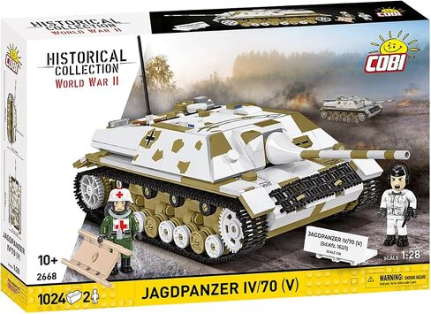 COBI Historical Collection WWII JAGDPANZER IV/70 (V) (Sd.Kfz. 162/1) Vehicle, 1024 Pieces in Kuwait