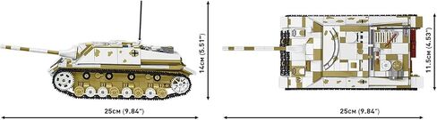 COBI Historical Collection WWII JAGDPANZER IV/70 (V) (Sd.Kfz. 162/1) Vehicle, 1024 Pieces in Kuwait