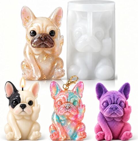 Frog Resin Casting Molds, 3D Funny Animals Candle Silicone Molds in Kuwait