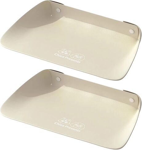 Faux Leather Splatter Guard for Pet Food Mat Waterproof 15.7"x11.8" in Kuwait