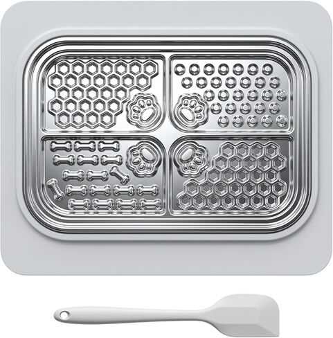 Food Grade Stainless Steel Lick Mat for Dogs, Cat Slow Feeder Mat in Kuwait