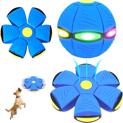 Magic Bouncing Ball, Dual Form Flying Saucer Pop Up Metaball for Kids Pets in Kuwait