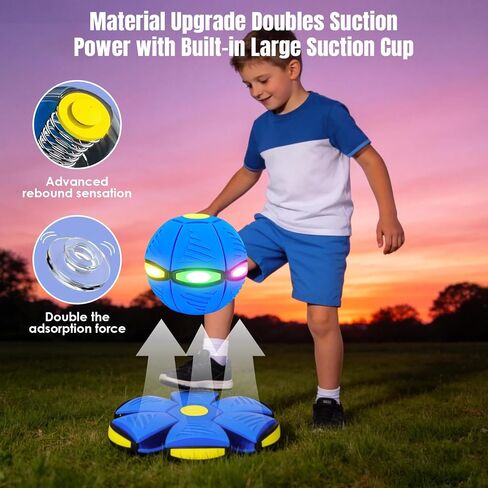 Magic Bouncing Ball, Dual Form Flying Saucer Pop Up Metaball for Kids Pets in Kuwait