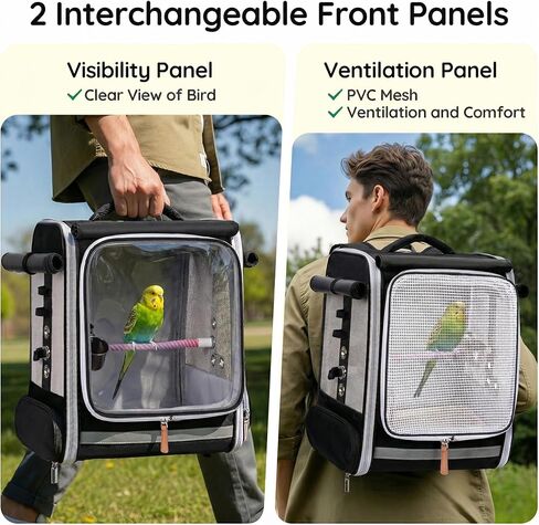 Mancro Bird Carrier Backpack for Small Birds, Cockatiel, Parrot in Kuwait