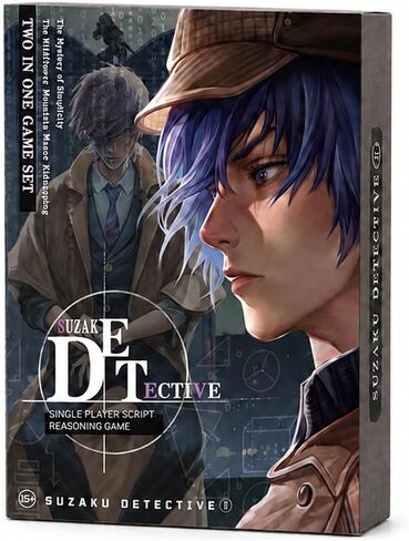 Suzaku Detective II Mystery Puzzle Game, 2 Cases, 1-2 Players, Ages 15+ in Kuwait