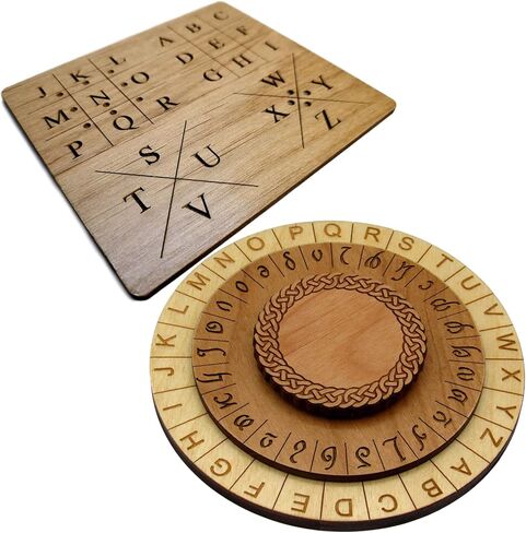Pigpen Cipher and Elves Decoder Disk Escape Room Props Bundle in Kuwait