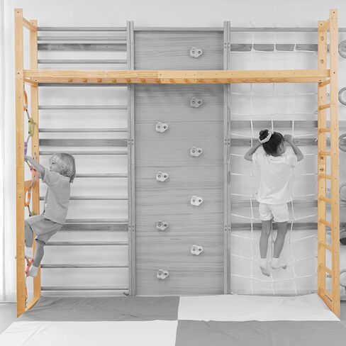 Monkey Bar Attachment – for 79 Inch Modular Walnut Swedish Ladder in Saudi Arabia