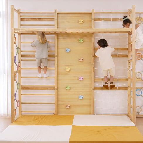 Monkey Bar Attachment – for 79 Inch Modular Walnut Swedish Ladder in Saudi Arabia