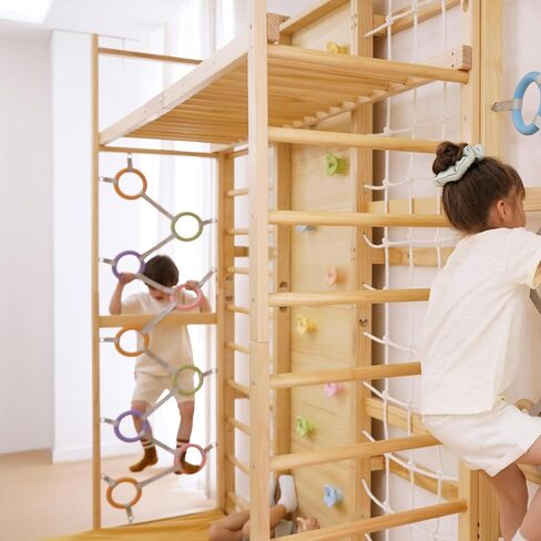 Monkey Bar Attachment – for 79 Inch Modular Walnut Swedish Ladder in Saudi Arabia