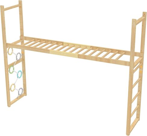 Monkey Bar Attachment – for 79 Inch Modular Walnut Swedish Ladder in Saudi Arabia