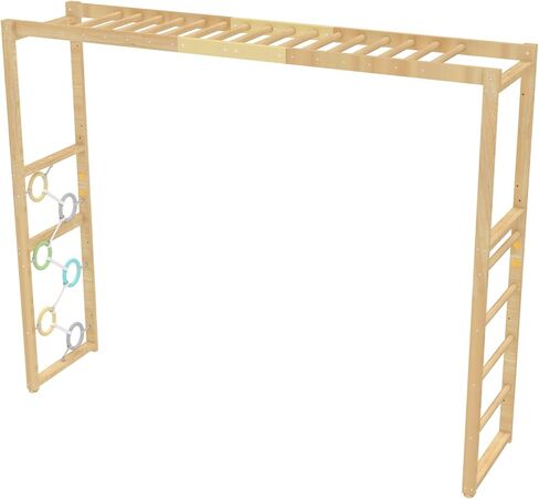 Monkey Bar Attachment – for 79 Inch Modular Walnut Swedish Ladder in Saudi Arabia