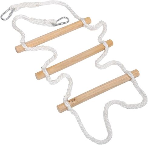 PRETYZOOM Rope Ladder for Bunk Beds and Playground Hanging Rope Ladder for Kids Climbing Easy to Install Bunk Bed Accessory for Home School Dormitory Tree House Use in Kuwait