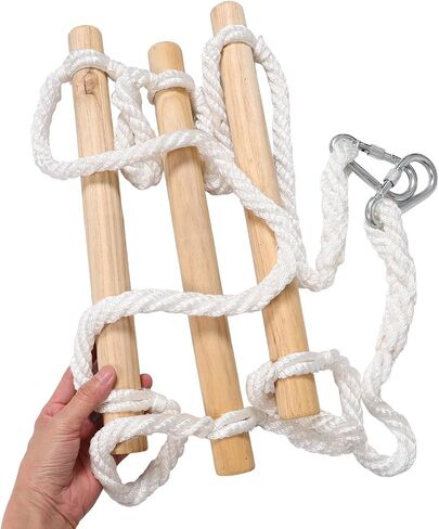 PRETYZOOM Rope Ladder for Bunk Beds and Playground Hanging Rope Ladder for Kids Climbing Easy to Install Bunk Bed Accessory for Home School Dormitory Tree House Use in Kuwait