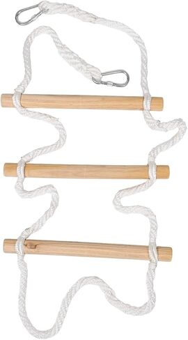 PRETYZOOM Rope Ladder for Bunk Beds and Playground Hanging Rope Ladder for Kids Climbing Easy to Install Bunk Bed Accessory for Home School Dormitory Tree House Use in Kuwait