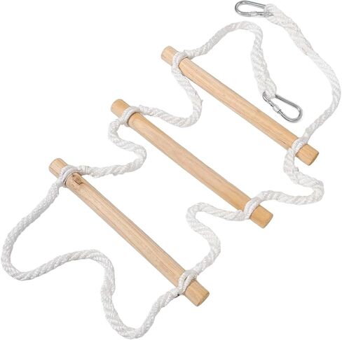 PRETYZOOM Rope Ladder for Bunk Beds and Playground Hanging Rope Ladder for Kids Climbing Easy to Install Bunk Bed Accessory for Home School Dormitory Tree House Use in Kuwait